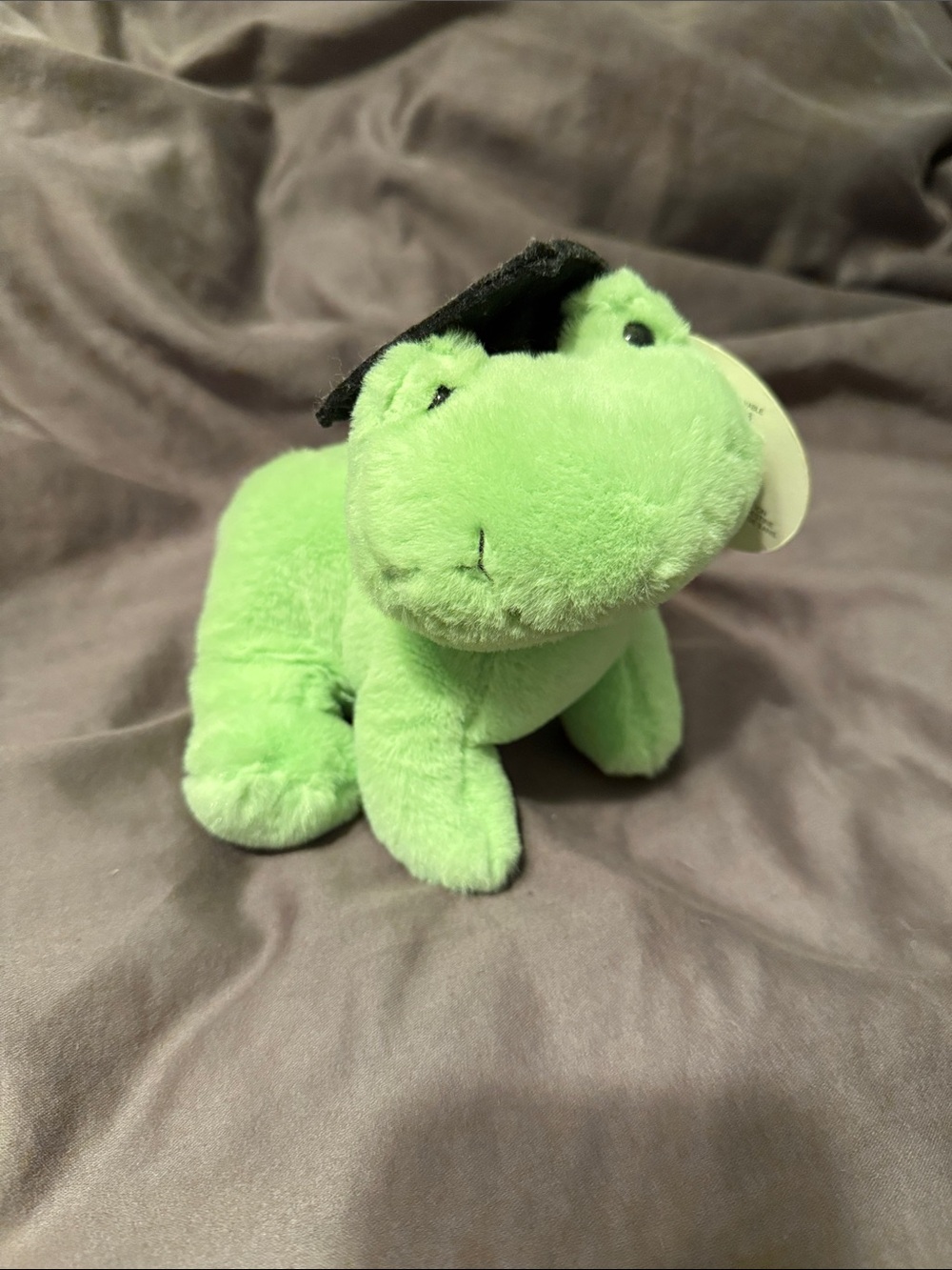 Graduation frog plush